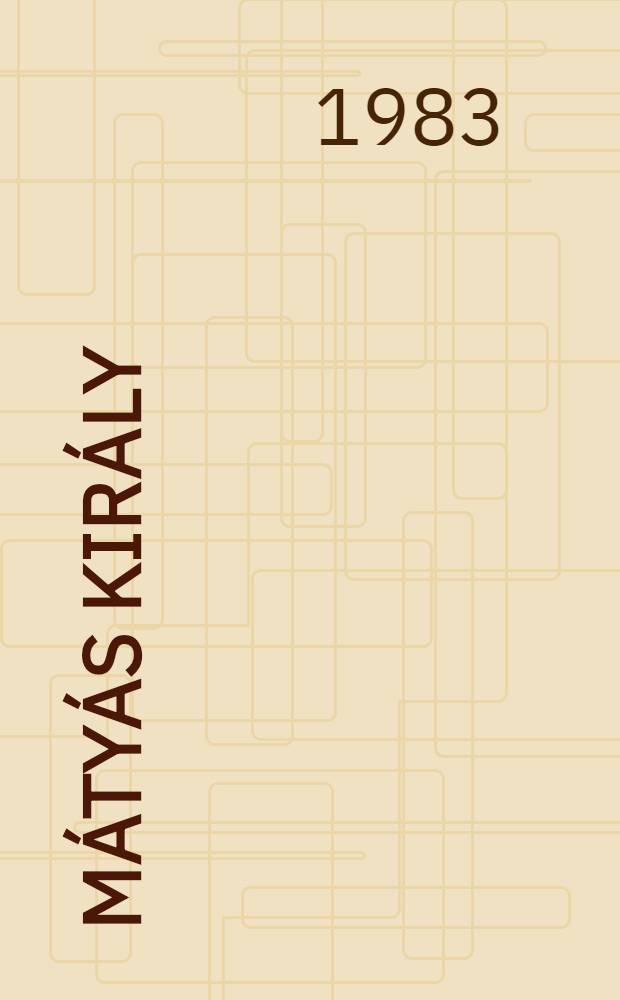 Mátyás király