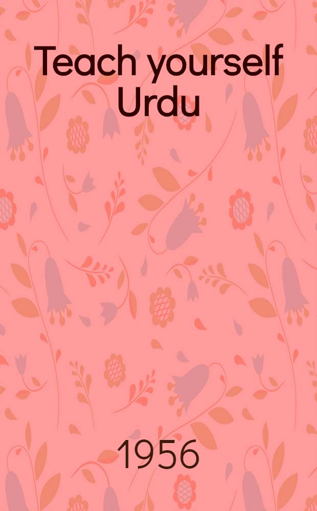 Teach yourself Urdu