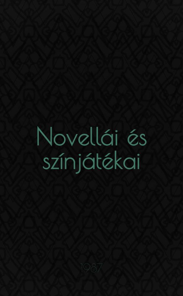 Novell&aacute;i &eacute;s sz&iacute;nj&aacute;t&eacute;kai