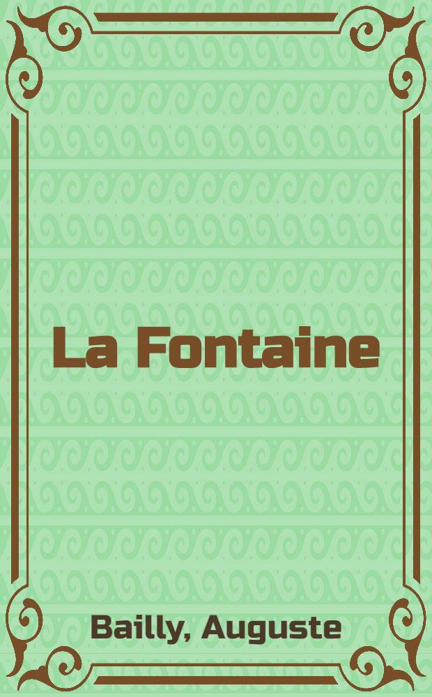 La Fontaine