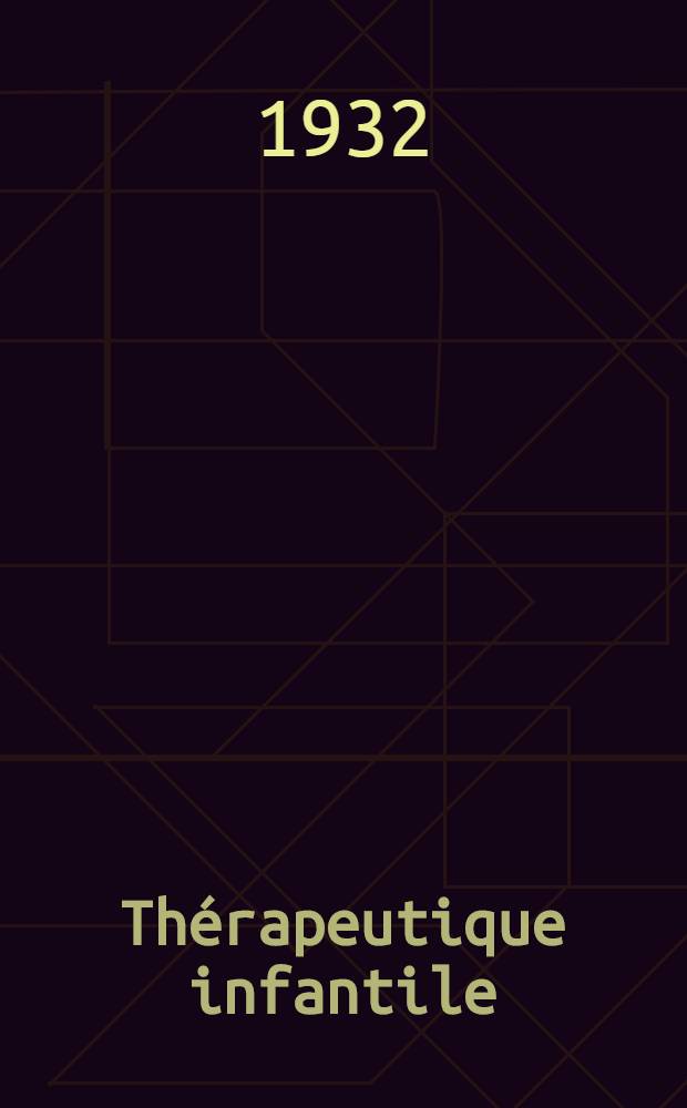 Thérapeutique infantile