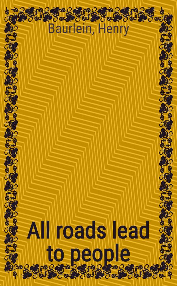 All roads lead to people
