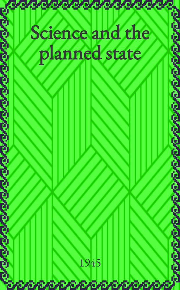 Science and the planned state