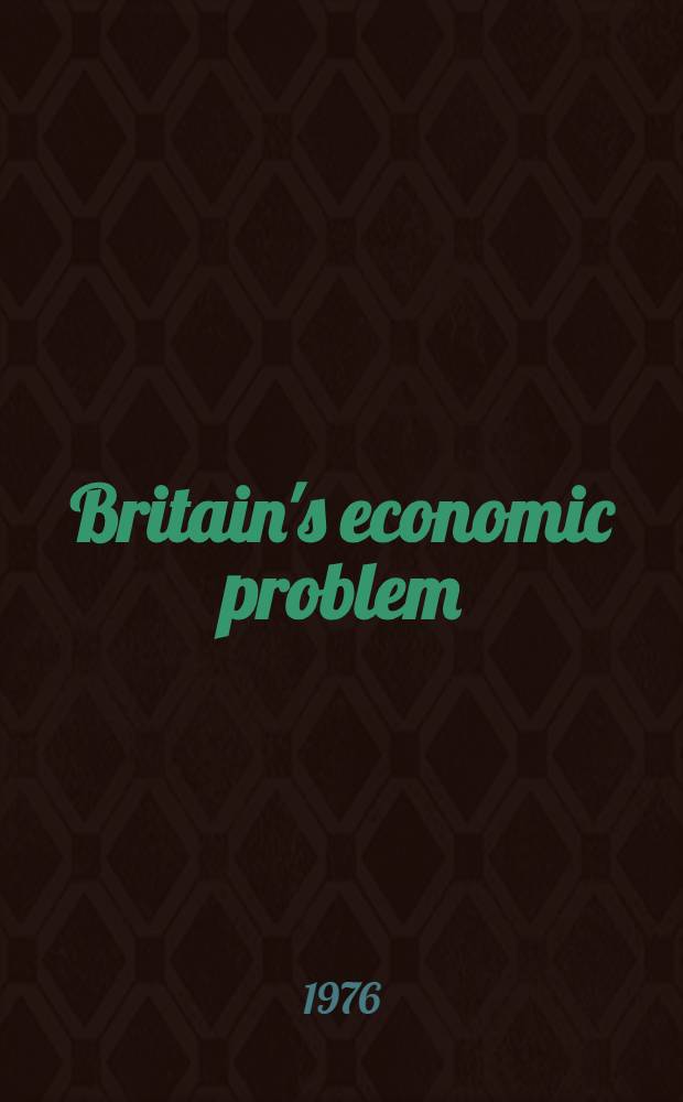 Britain's economic problem : Too few producers