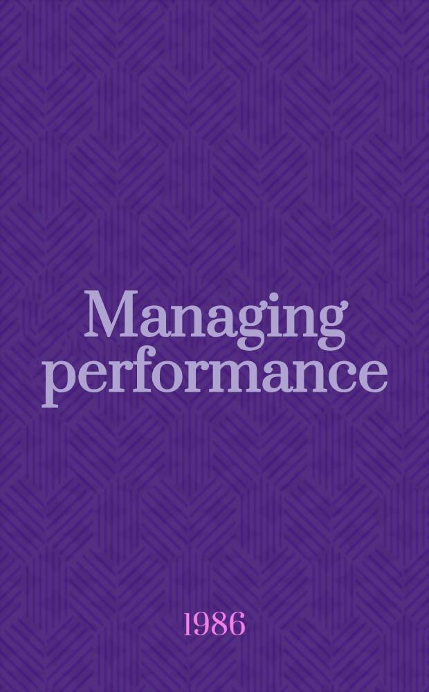 Managing performance