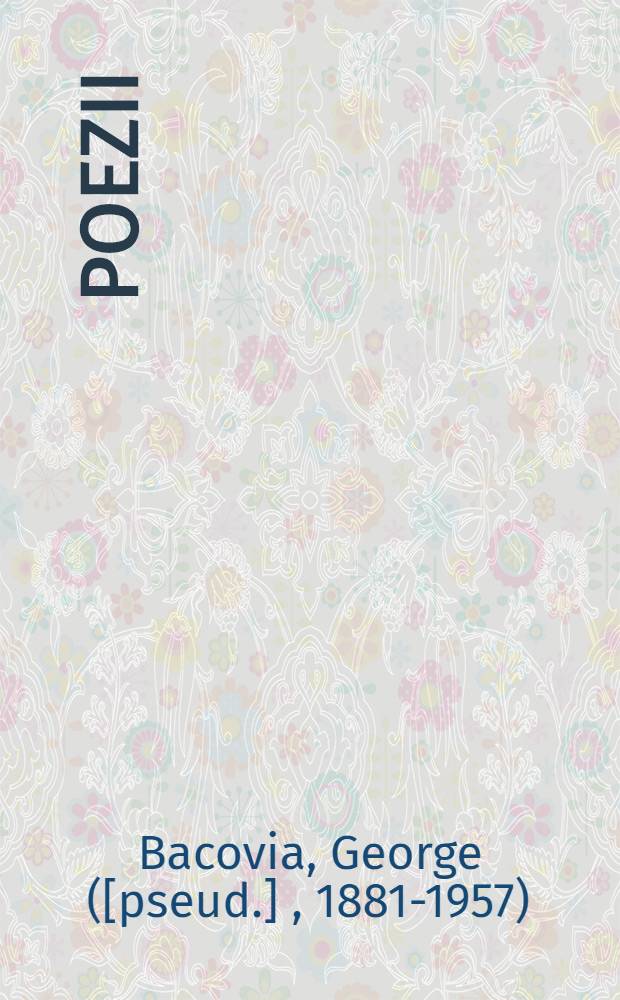 Poezii