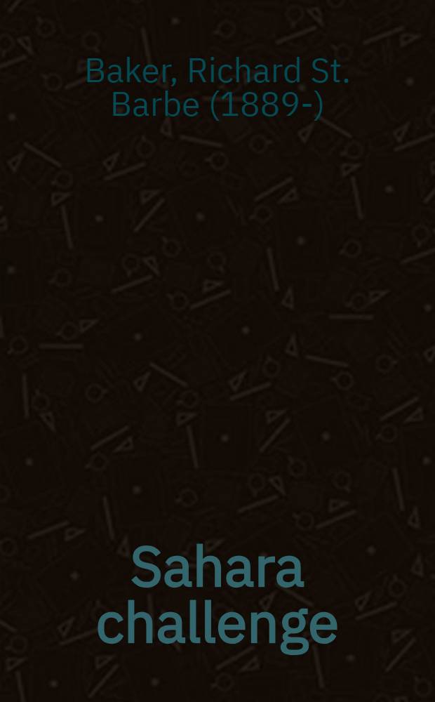 Sahara challenge