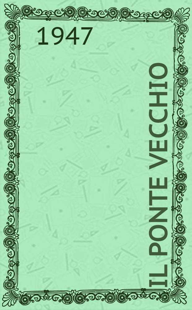 Il Ponte Vecchio