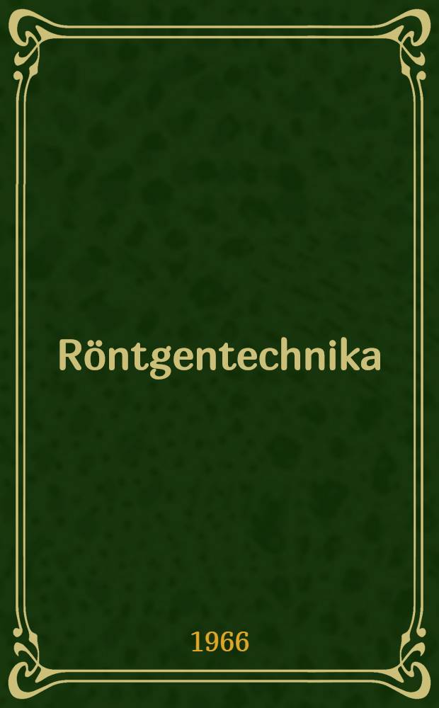 R&ouml;ntgentechnika