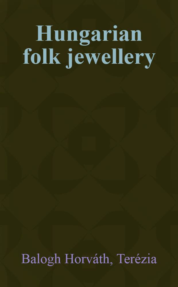 Hungarian folk jewellery