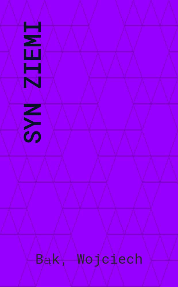 Syn ziemi