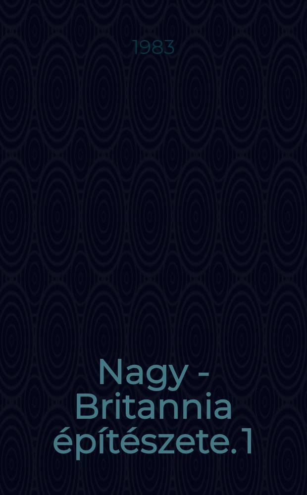 Nagy - Britannia építészete. 1