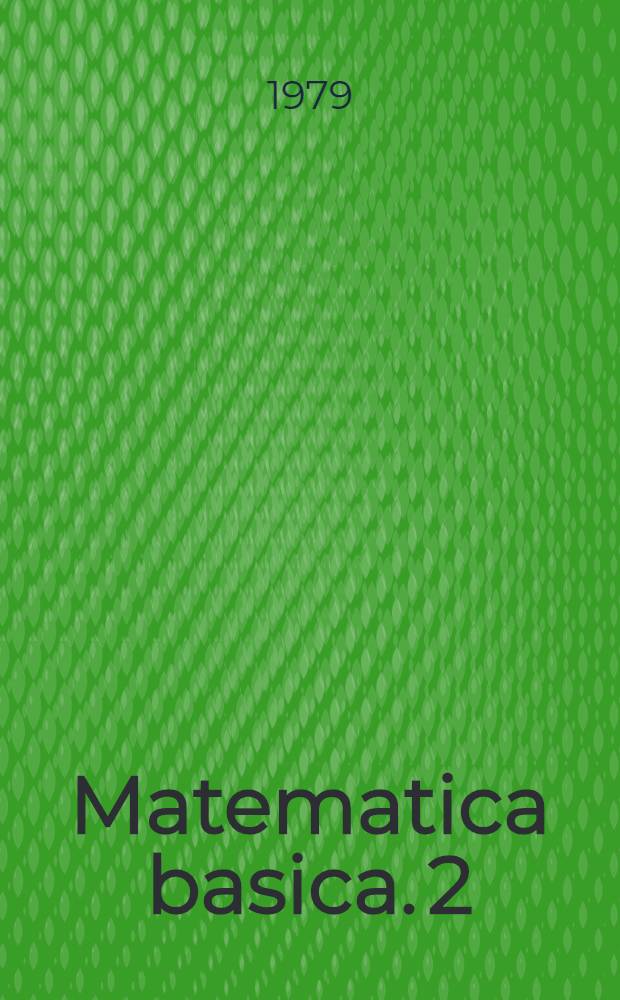 Matematica basica. 2