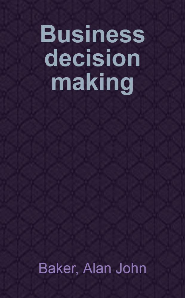 Business decision making