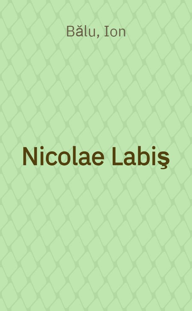 Nicolae Labiş