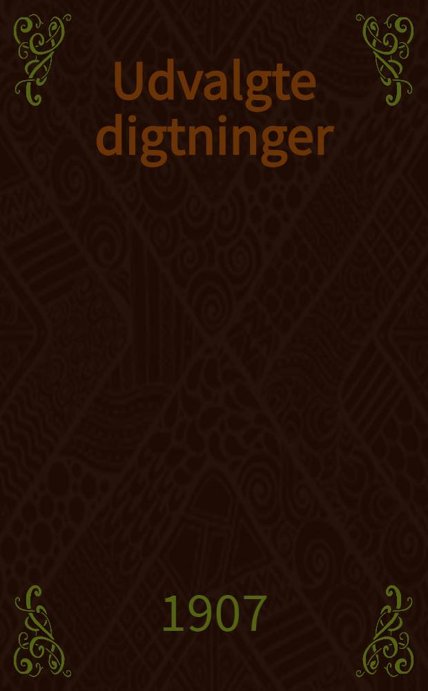 Udvalgte digtninger