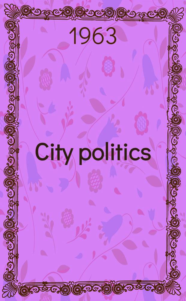 City politics