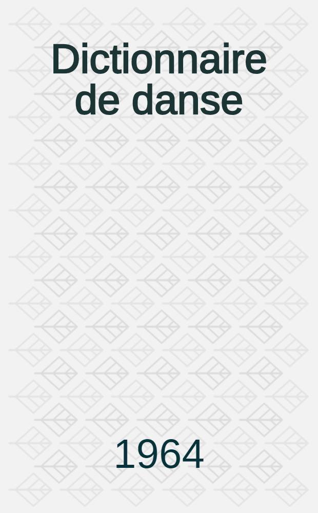 Dictionnaire de danse