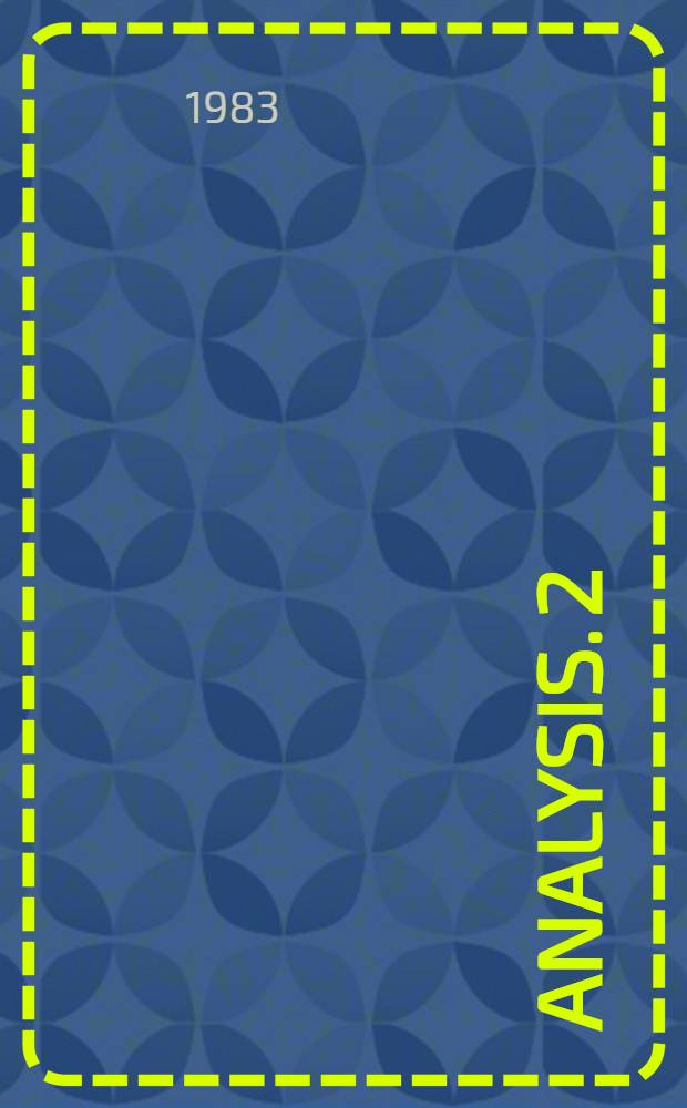 Analysis. 2