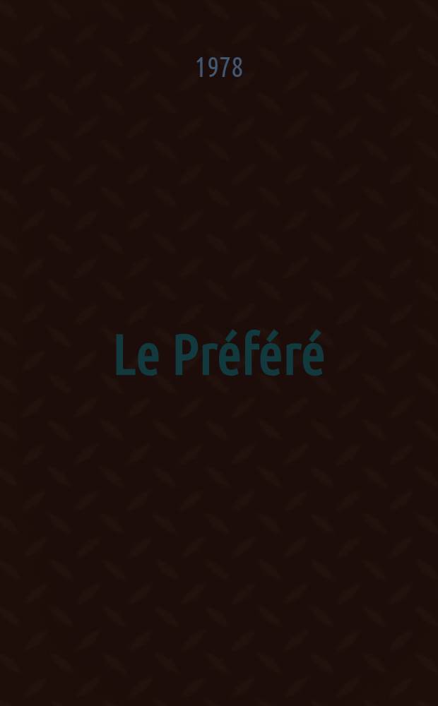 Le Préféré
