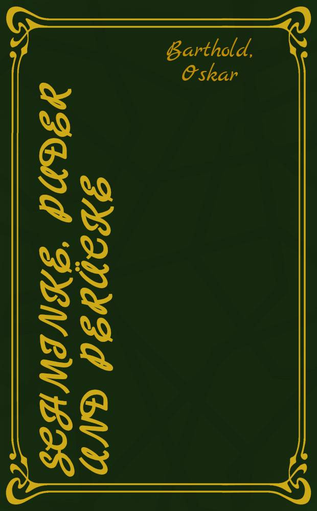 Schminke, Puder und Perücke : Eine Anleitung zur Herstellung der Bühnenmaske für Laienspieler