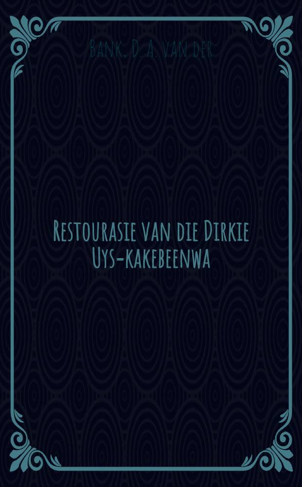 Restourasie van die Dirkie Uys-kakebeenwa