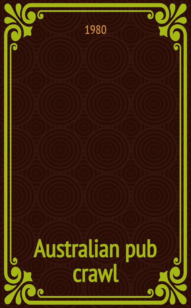 Australian pub crawl