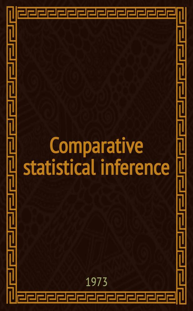 Comparative statistical inference