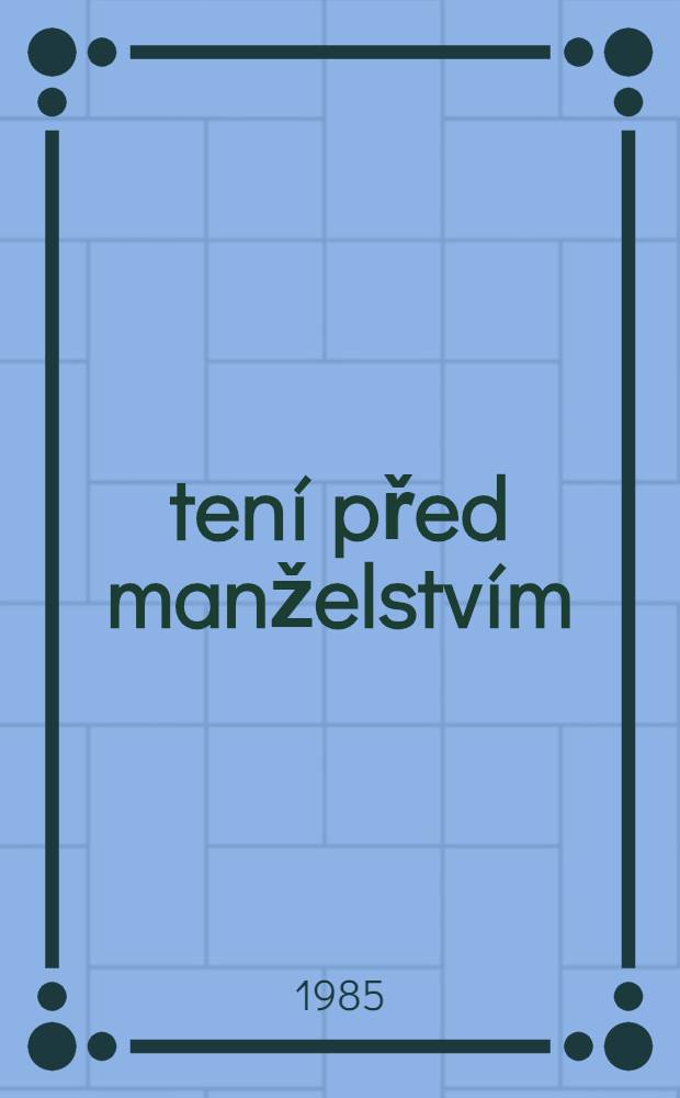 Čtení před manželstvím