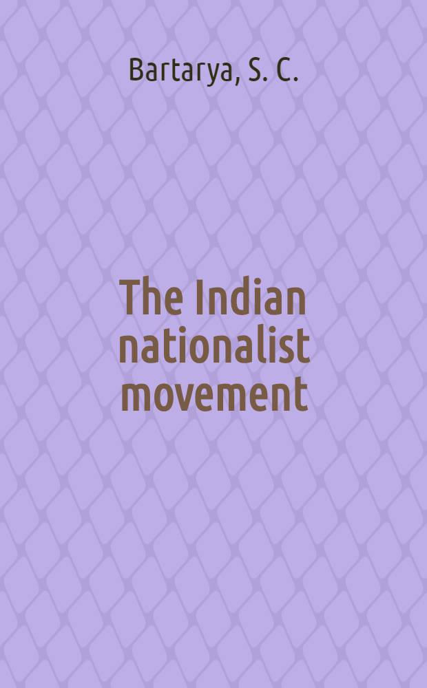 The Indian nationalist movement