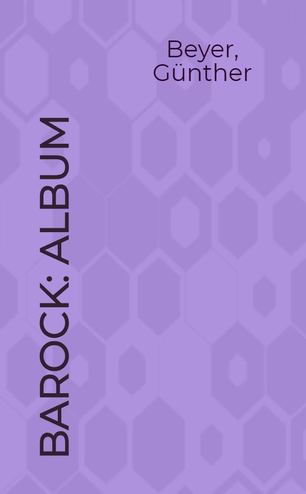 Barock : Album