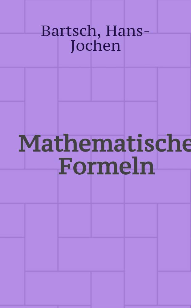 Mathematische Formeln