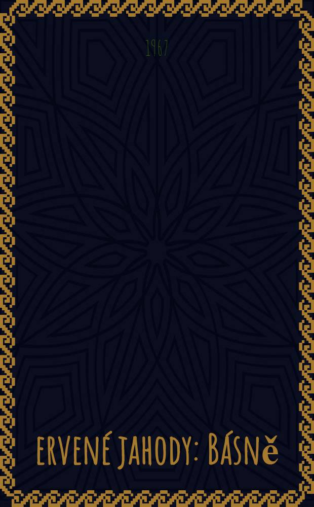 Červené jahody : Básně