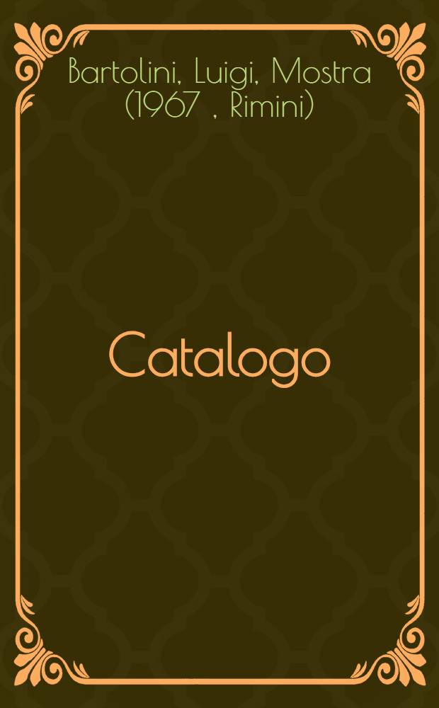[Catalogo]