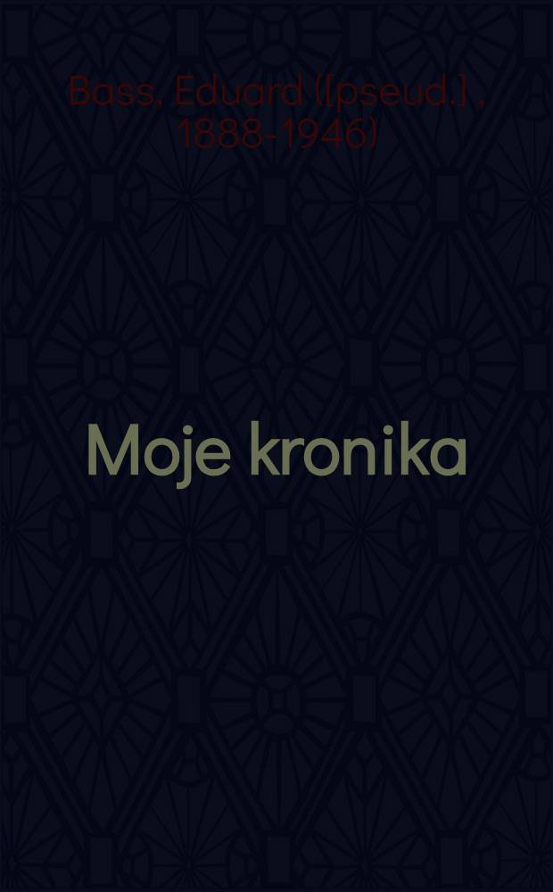 Moje kronika