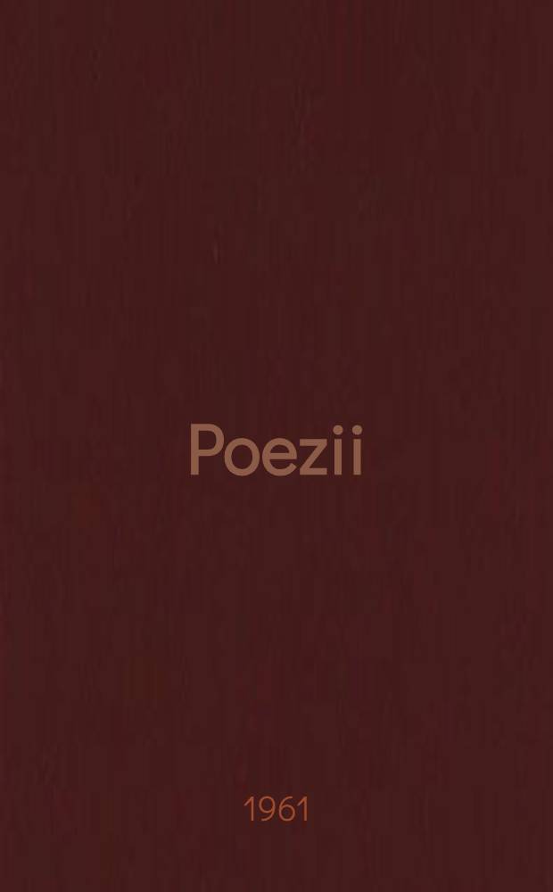Poezii