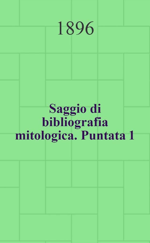 Saggio di bibliografia mitologica. Puntata 1 : Apollo