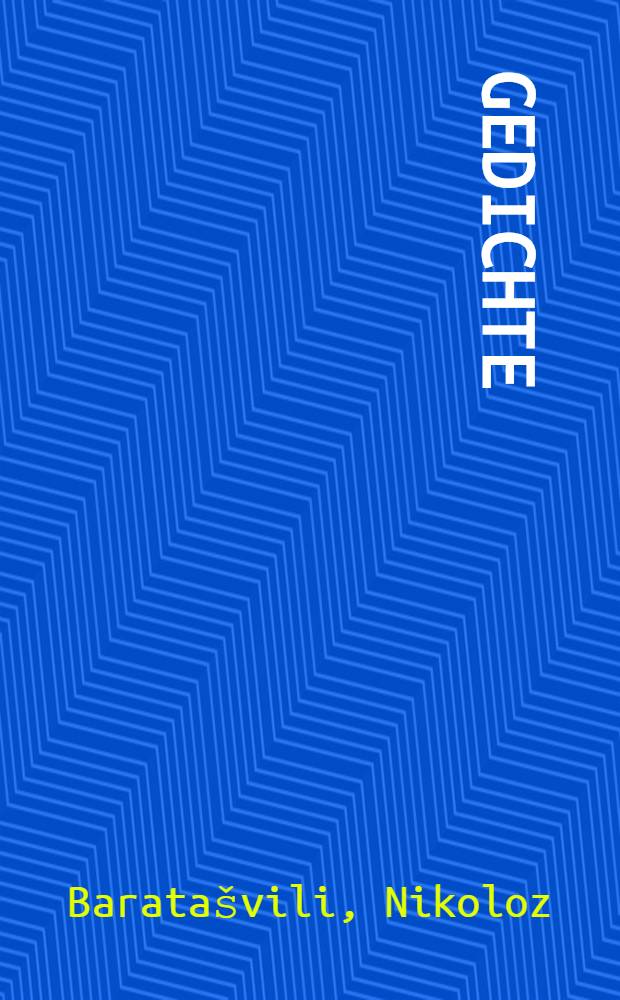 Gedichte