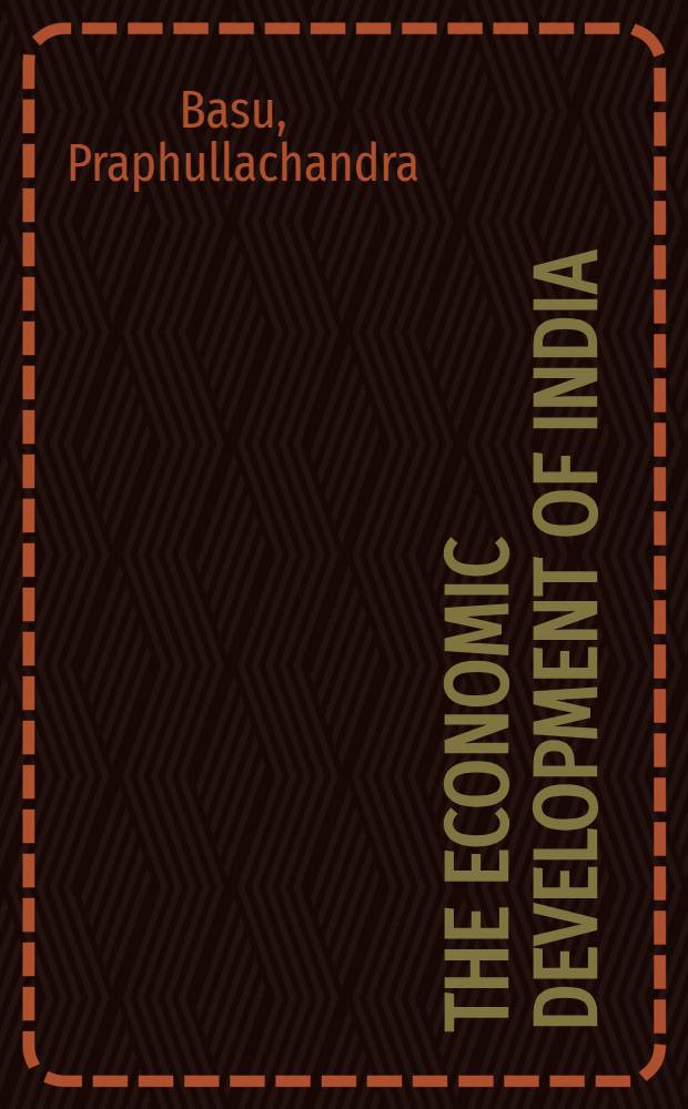 The economic development of India