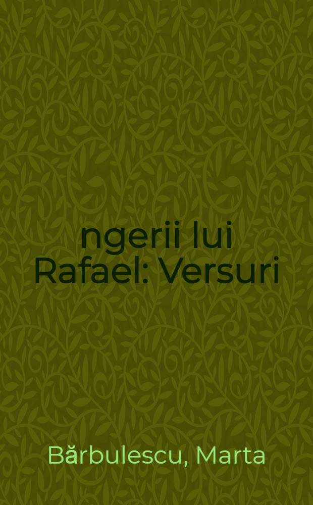 Îngerii lui Rafael : Versuri