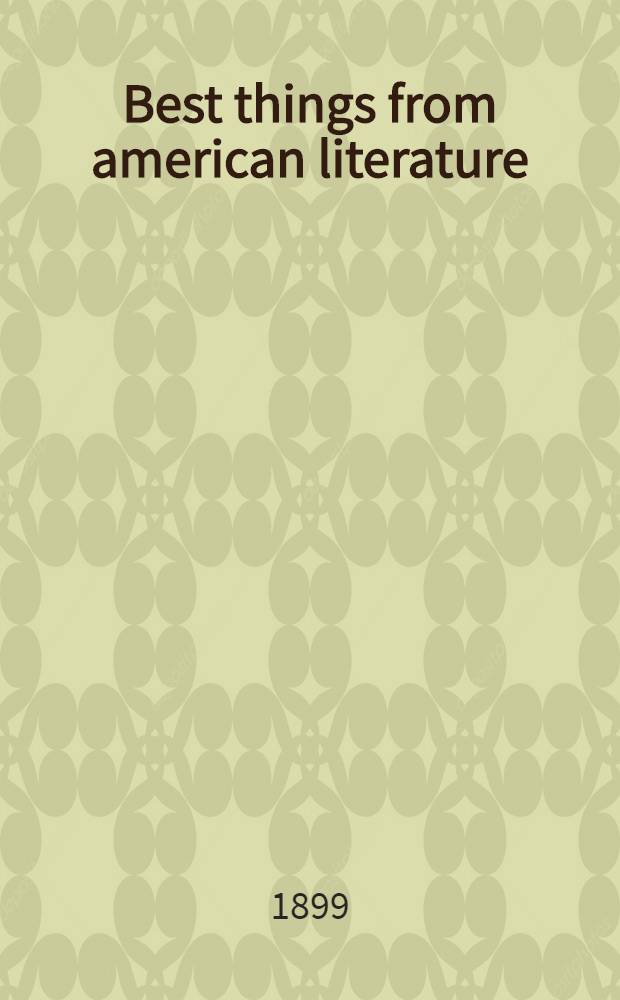 Best things from american literature