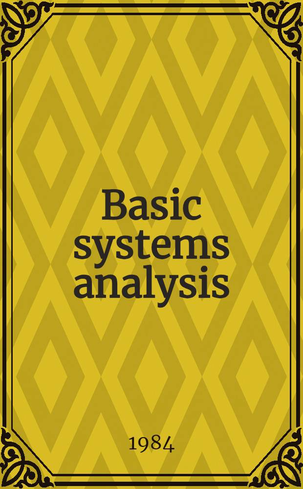 Basic systems analysis