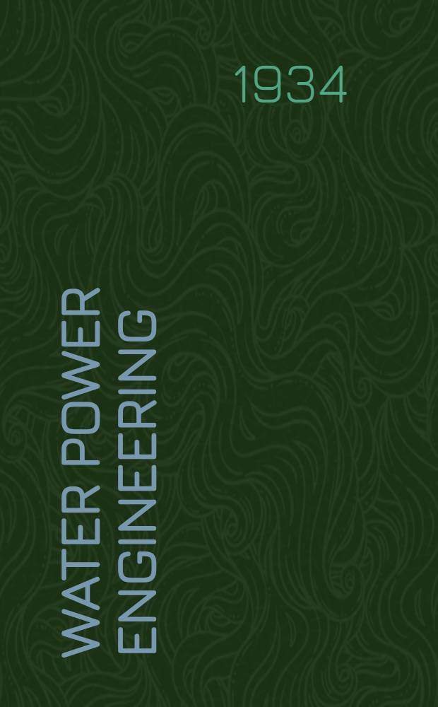 Water power engineering