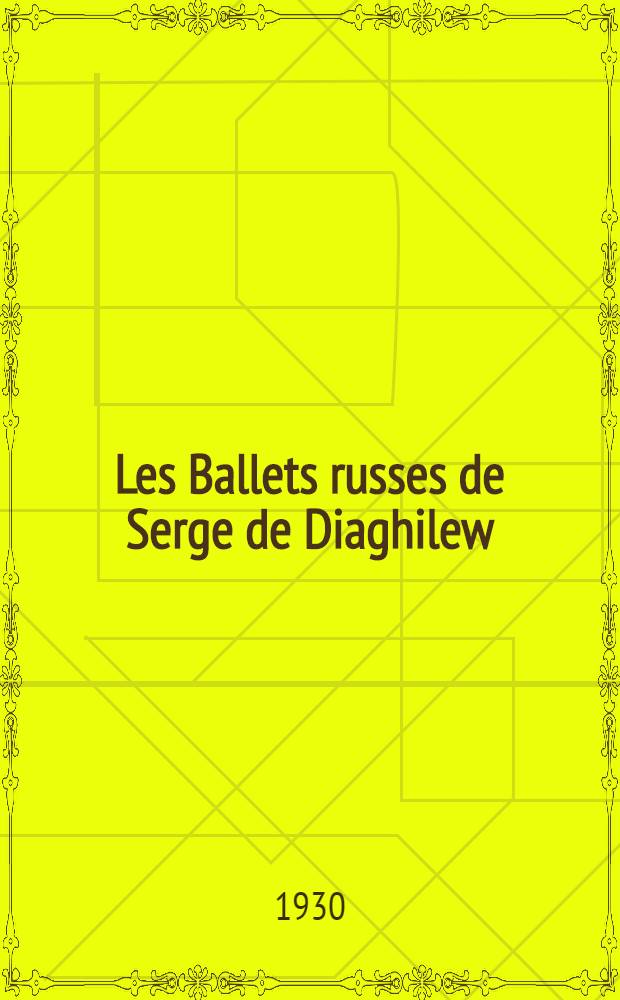 Les Ballets russes de Serge de Diaghilew