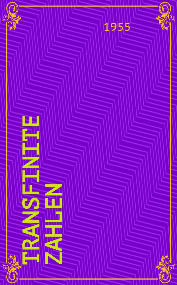 Transfinite Zahlen
