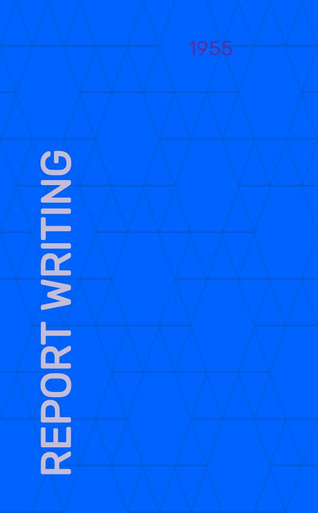 Report writing