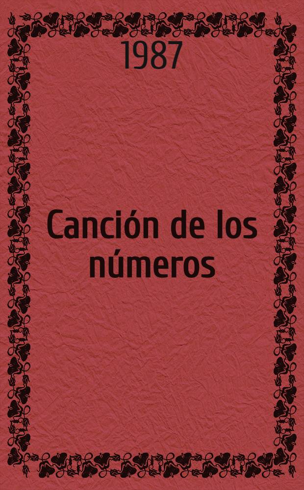 Canción de los números