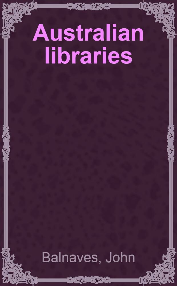 Australian libraries