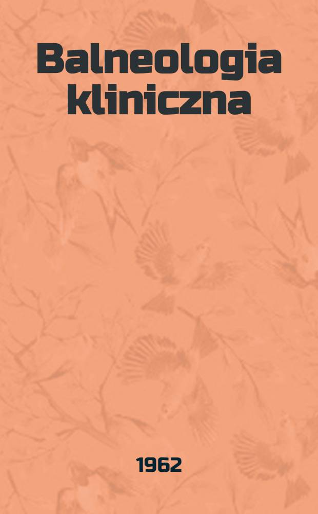 Balneologia kliniczna