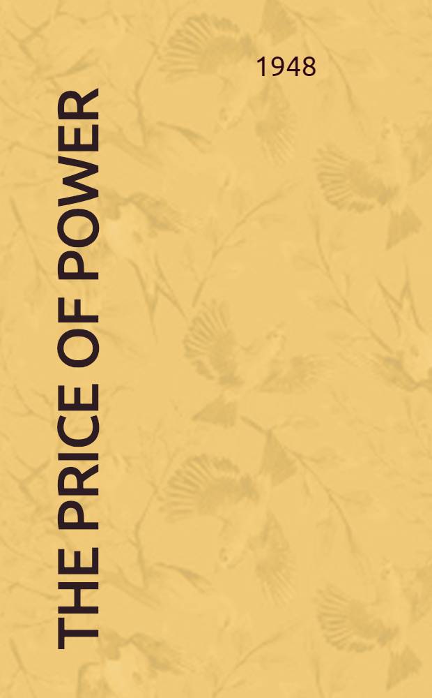 The price of power